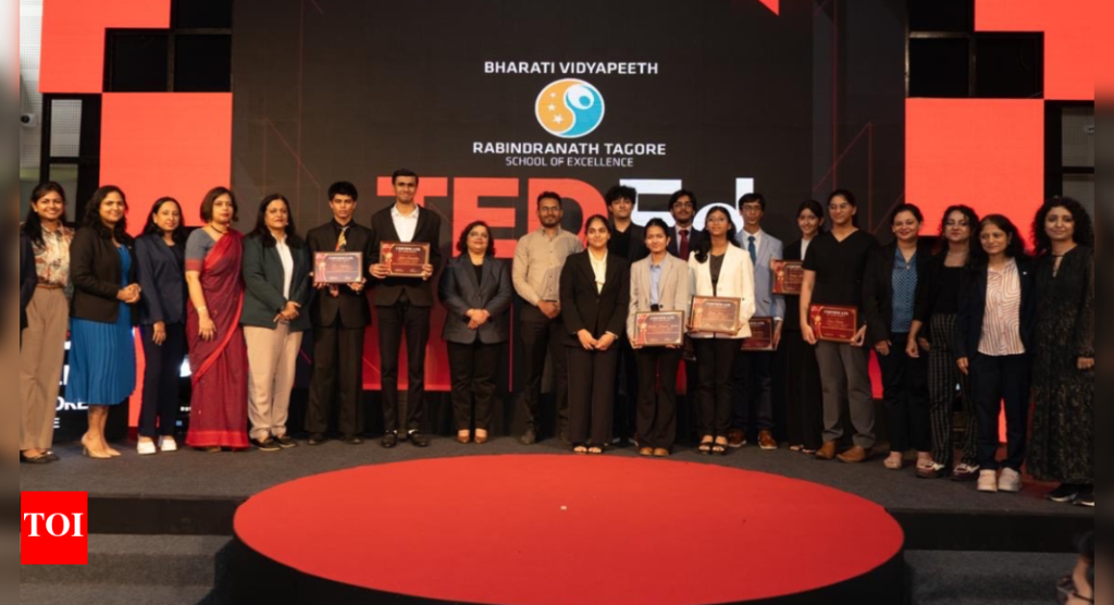 पुणे: भारती विदयापेथ स्कूल होस्ट टेड-एड चर्चा; विद्यार्थी कल्पना सामायिक करतात, युवा समुदाय प्रेरणा देतात