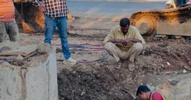कळंबोली कालभैरव मंदिरासमोरील फुटलेली जलवाहिनी दुरुस्त; मा. नगरसेवक विजय खानावकर यांच्या पाठपुराव्याने पाणीपुरवठा सुरळीत  