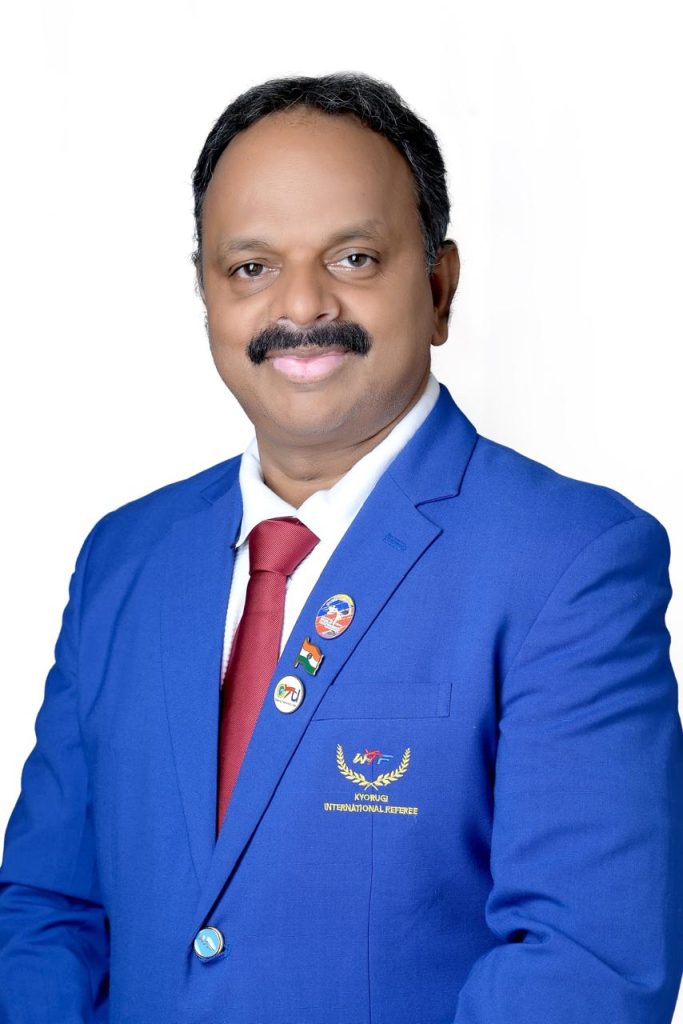 राष्ट्रीय सिनिअर तायक्वांदो स्पर्धेसाठी आंतरराष्ट्रीय पंच सुभाष पाटील यांची पंच प्रमुखपदी निवड   