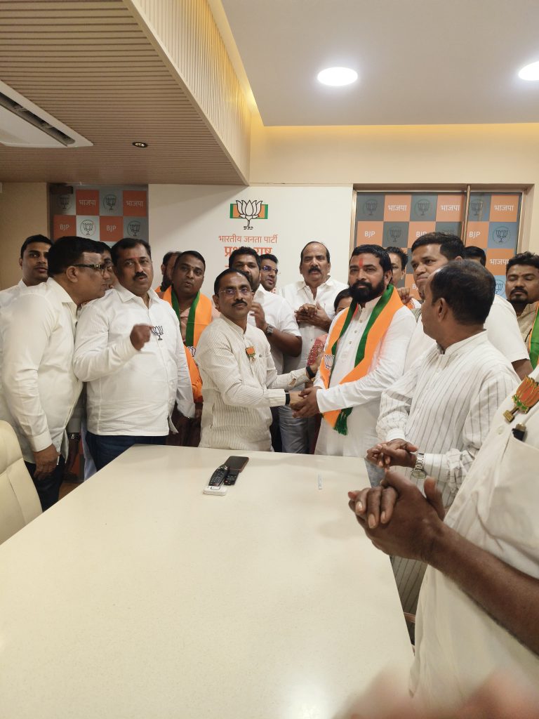 प्रभाग २ मध्ये भाजपाला बळकटी; हरेश पाटील यांचा जाहीर पक्ष प्रवेश