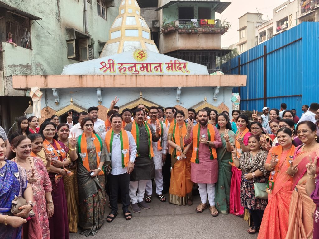 प्रभाग १८ मध्ये भाजप युती महिला आघाडीचा घराघरांत प्रचार; मतदारांचा वाढता विश्वास