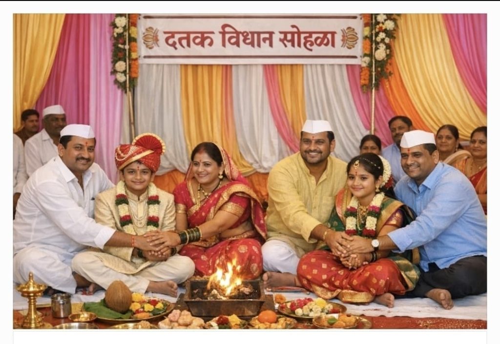 चिलेवाडीतील शेडगे कुटुंबियांचे बंधुप्रेम; मुलगा दत्तक देऊन भावाची मुलगी घेतली दत्तक