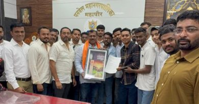 कळंबोलीचे मैदान नूतनीकरण करून नि:शुल्क ठेवावे- नगरसेवक विजय खानावकर यांची महापौरांकडे मागणी