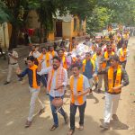 वीज संकटाविरोधात मनसेची महावितरण कार्यालयावर ‘अंत्ययात्रा’ खांदा कॉलनीत अनोखे आंदोलन; निष्क्रिय कारभाराचा निषेध